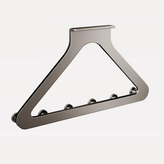 Hook Up Over Door Hooks Double Height No Drill 6 Hooks Towels Robes Dresses Sturdy Damage-Free Installation Hanging