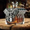V8 Engines Whisky Bottle Creative Wine Decanter Decoration Personalized Whiskey Bottle Home Bar Ornament
