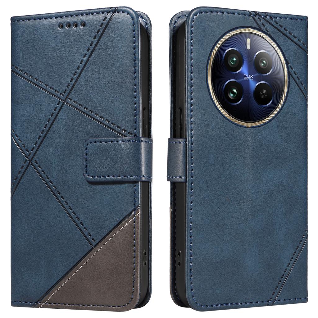 For Realme 13 Pro 5G (Global)/13 Pro+ 5G (Global)/P1 Pro 5G/12 Pro 5G/12 Pro+ 5G Case Leather Wallet Phone Cover with Strap
