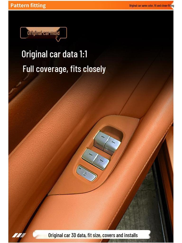 Silicone Mat for Xiaomi YU7: Central Control, Door Panel, Window Lift Handle Protection Pad, Interior Decoration.