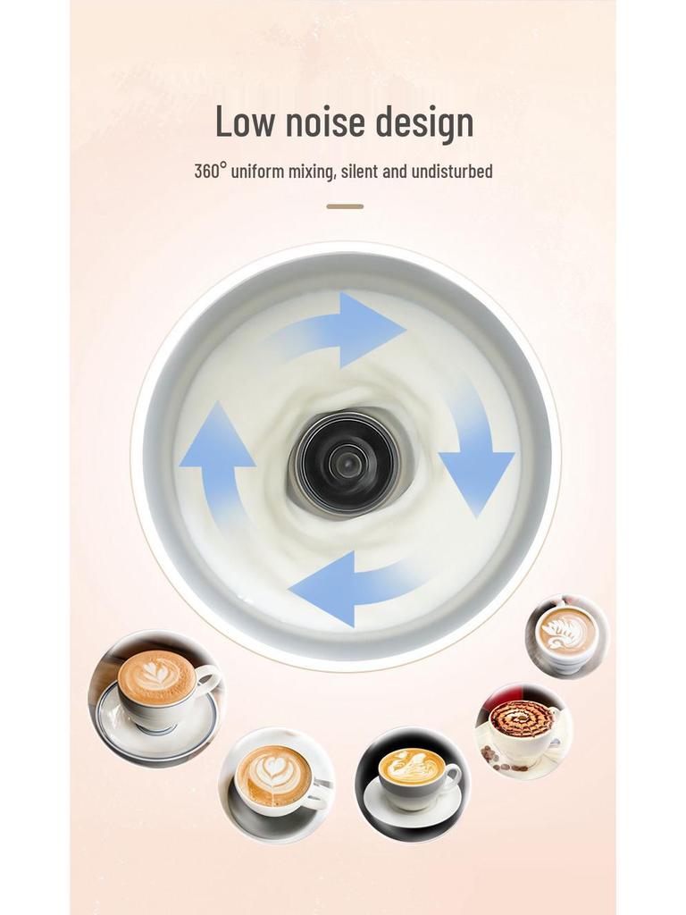 CAFELFFE Electric Milk Frother & Hot/Cold Foamer - Automatic Household Coffee Maker