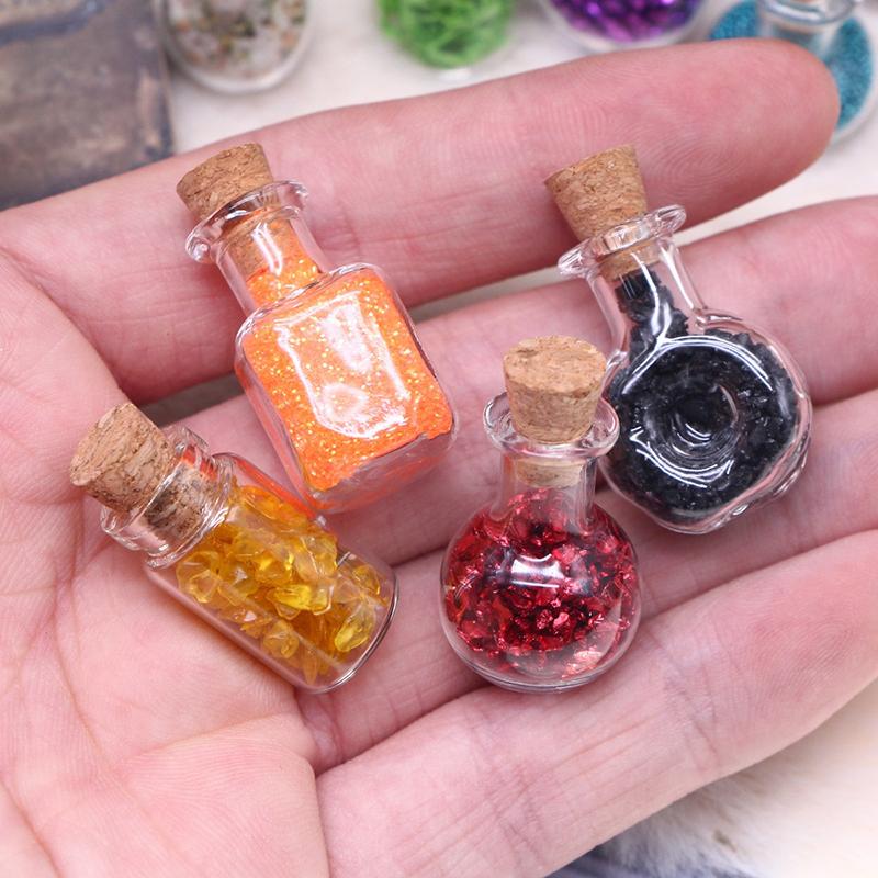 1Комплект 1:12 Кукольный домик Миниатюрная Симуляция Магическое Зелье Руда Бутылка Мебель Домашняя Модель Декор Игрушка Аксессуары для Кукольного Домика