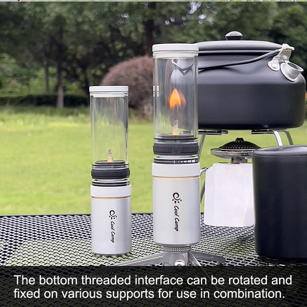 Портативный яркий фонарь для кемпинга, газовый светильник, уличная рыбалка, палатка для пикника, газовая лампа, домашний сад, стеклянная лампа