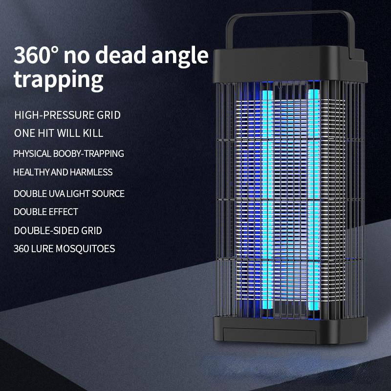 Бытовая электрическая ловушка для комаров Внутренний высоковольтный уничтожитель комаров Широкоугольная лампа-репеллент от комаров Новый 178*106*362мм