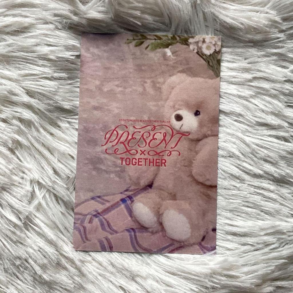 [USED] TXT SBS MOAZONE FANLIVE Sanok Hueningkai Trading Card