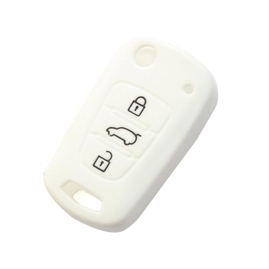 Силиконовый откидной чехол для ключа автомобиля, держатель для сумки с дистанционным протектором для Hyundai I30