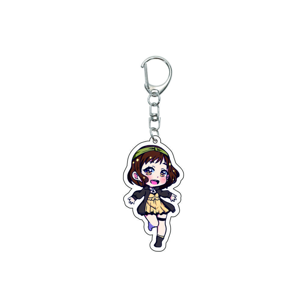 55MM Аниме banG Dream Брелок Тояма Касуми/Сая Ямабуки/Ханазоно Таэ Брелок Акриловая Модель Пластина Рождественские Подарки