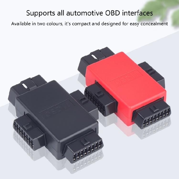 Univeral OBD2 Interface Male to 3 Female New Wear-Resistant OBD2 Adapter 16Pin