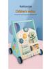 Children's Multifunctional Anti-Rollover Stroller Walker with Educational Toys