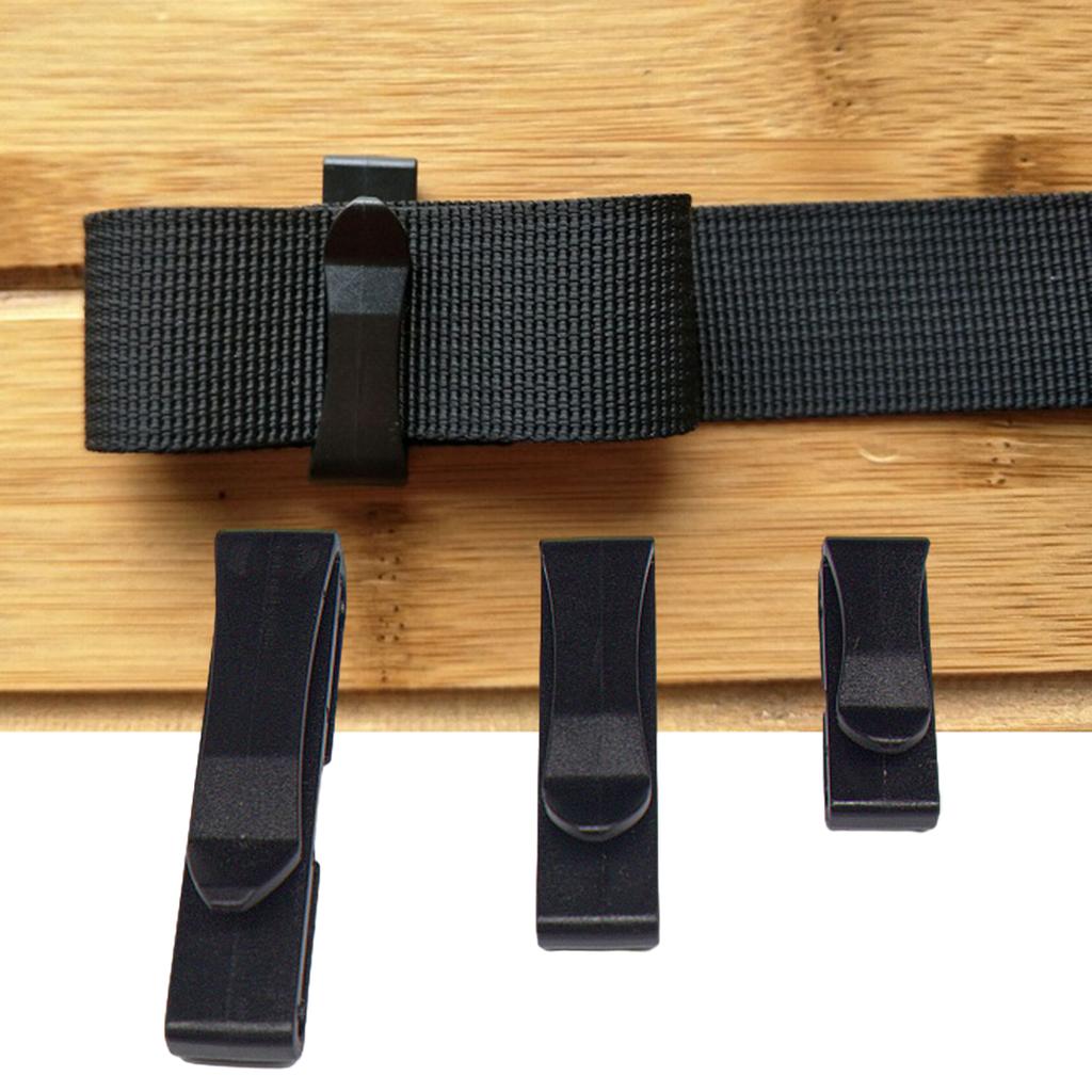20 шт. Пластиковый зажим для концов стропы, быстросъемный фиксатор, соединительная пряжка для организации ремней рюкзака/сумки, прост в использовании