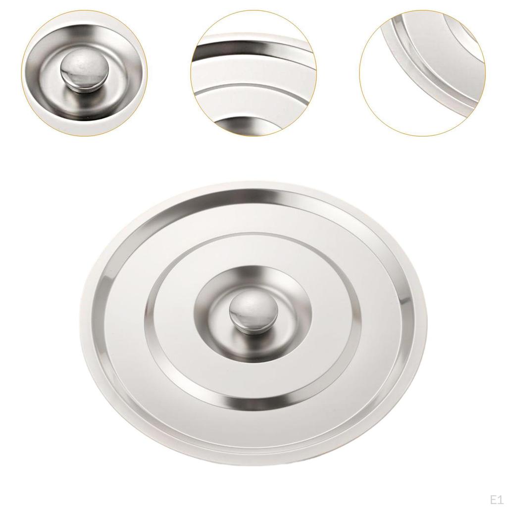 Cooking Pot Lid Round Cover with Handle Cookware Replacement Professional Skillet Frying for