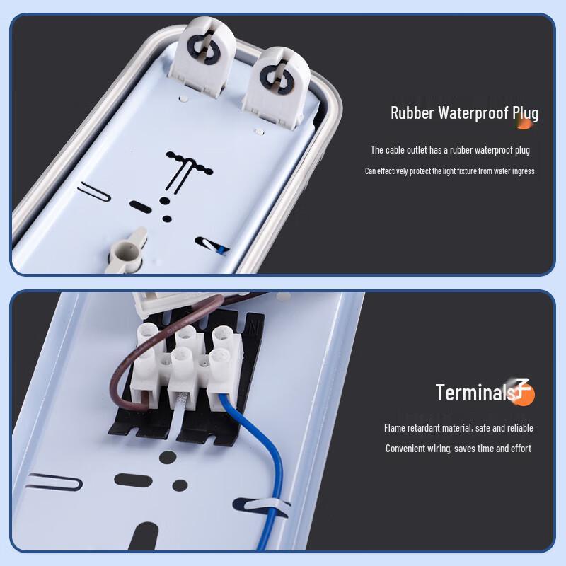 FSL T8 LED Tri-proof Empty Fixture 1.2m