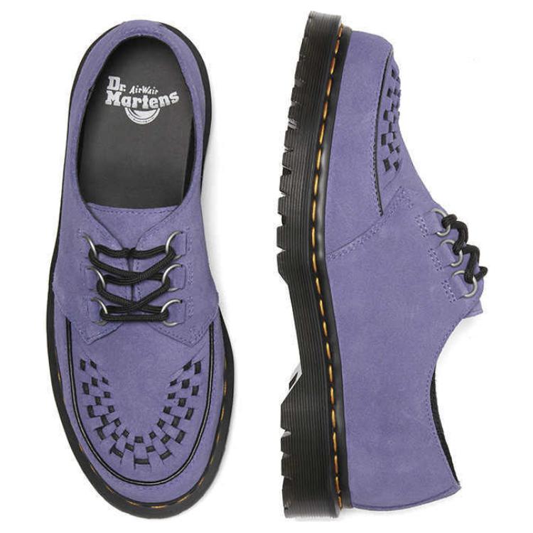 Доктор. Dr. Martens Originals Ramsey Удобные Универсальные Низкие Повседневные Ботинки Унисекс Повседневная Обувь Фиолетовый 40572500
