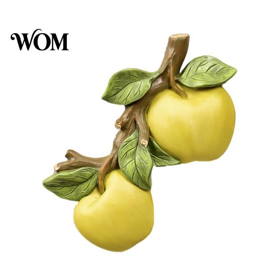 Adhesive Switch Plate Fruit Wall Stickers, Creative Kitchen 3D Cute Socket Surround Decor Decorative Decor, Resin Waterproof Decal Bedroom Aesthetic