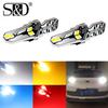 2Pcs T15 Led Bulb W16W Led Canbus 920 921 912 Lamp 3035SMD Super Bright Car Reverse Backup Lights 6000K White Red Yellow Blue 12V Auto Light