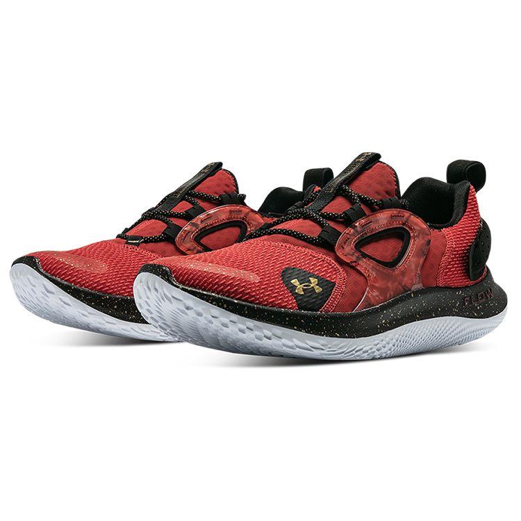 Under Armour Flow Velociti Movement Cny Spring Festival Series Sports Low-Top Running Shoes Unisex Sneaker Black Red 3024837-600