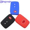 Чехол для дистанционного ключа автомобиля jingyuqin для Toyota Aqua Camry Corolla RAV4 Yaris Venza 4 Runner Cruiser PRADO Vitz REIZ Prius Crown