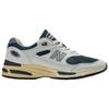 New Balance NB 991 V2 Breathable Support Running Shoes Unisex White Light Gray Green U991TO2