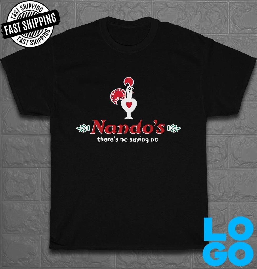 Nando's There's No Saying No Логотип Мужская Забавная Футболка Сделано в США Размер от S до 5XL