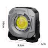 COB LED Outdoor Work Light USB Rechargeable Inspection Flashlight Power Display Auto Repair Working Light 5000mAh for Car Repair