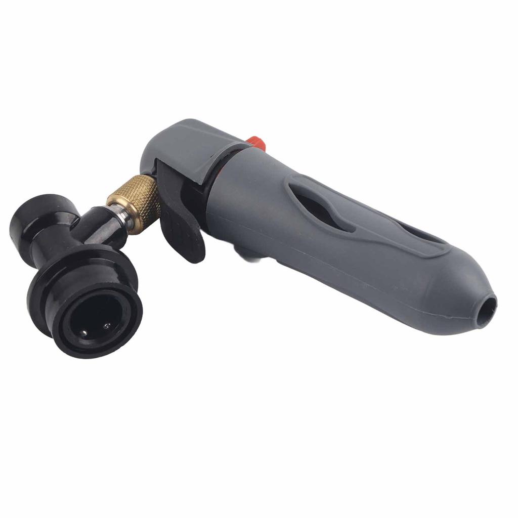 Keg Charger CO2 Injector Draft Beer Dispenser Ball Lock for Homebrew Soda Valve Grey