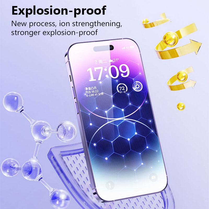 3Pcs Tempered Glass for iPhone 14 13 12 11 15 16 Pro Max Mini Screen Protector for iPhone XR X XS MAX SE 2020 Protective Glass