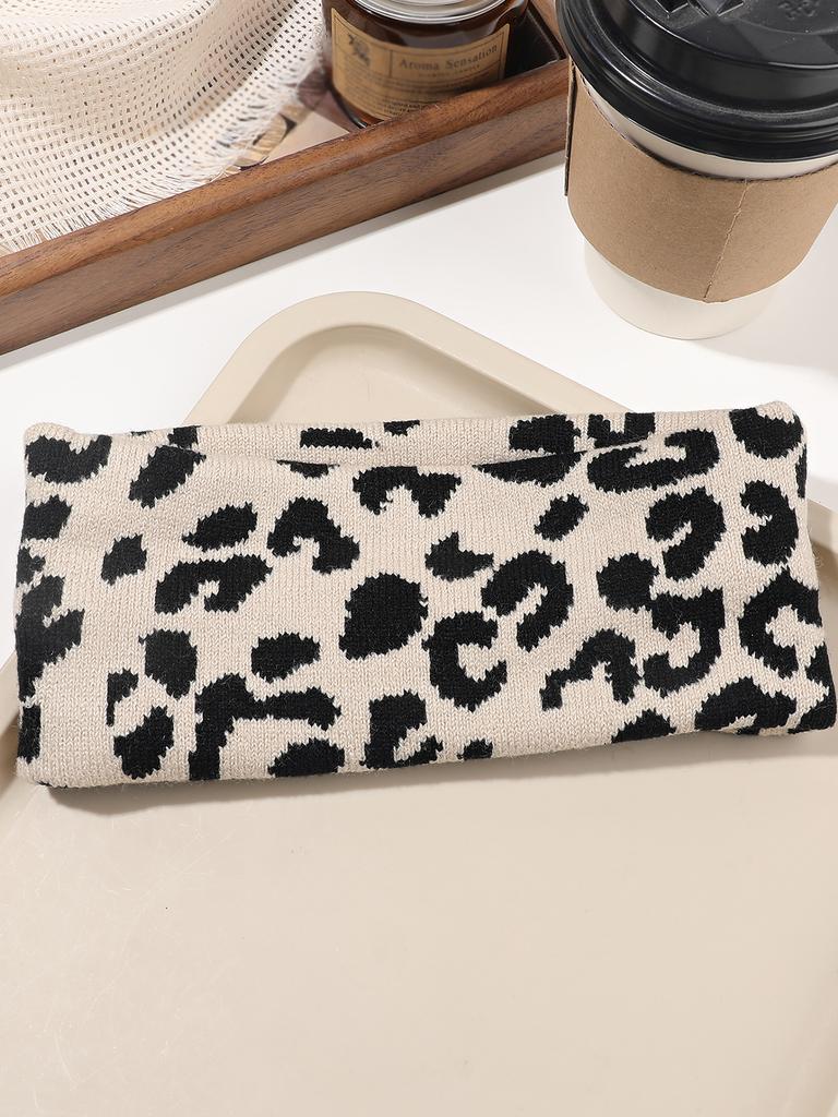 Leopard Print Accessories Yoga Hairband Hair Band Hair Bandeau Stretchy Elastic Gym Sports Fabric For Women Girls