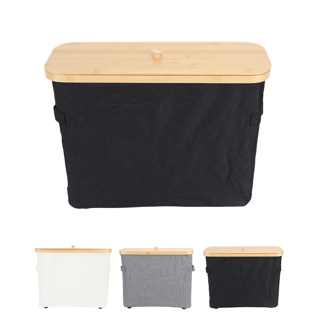 Корзина для хранения туалетной бумаги с крышкой и ручкой, складная, напольная, легкая сборка, контейнер для туалетной бумаги B