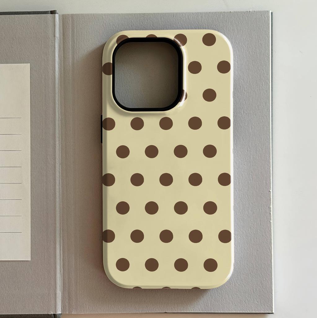 Роскошный Чехол для телефона Ins Berry Dot Hot для iPhone 17 16 15 14 13 12 11 X XS XR XSMAX 7 8 Air Pro Max Plus Роскошная Двухслойная Крышка