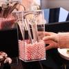 Прозрачный Одноразовый Органайзер для Хранения Масок и Мешков для Рвоты, Органайзер для Кистей для Макияжа, Многофункциональный Прочный Практичный Стеллаж-Органайзер