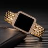Rhinestone Digital Watch for Women Simple Touch Screen LED Ladies Wristwatch