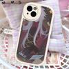 Аниме Цирк Уродцев Пьеро Кожаный Чехол Для Телефона Для IPhone 16 15 14 17 Pro Max 11 12 Mini Plus Мягкий Чехол