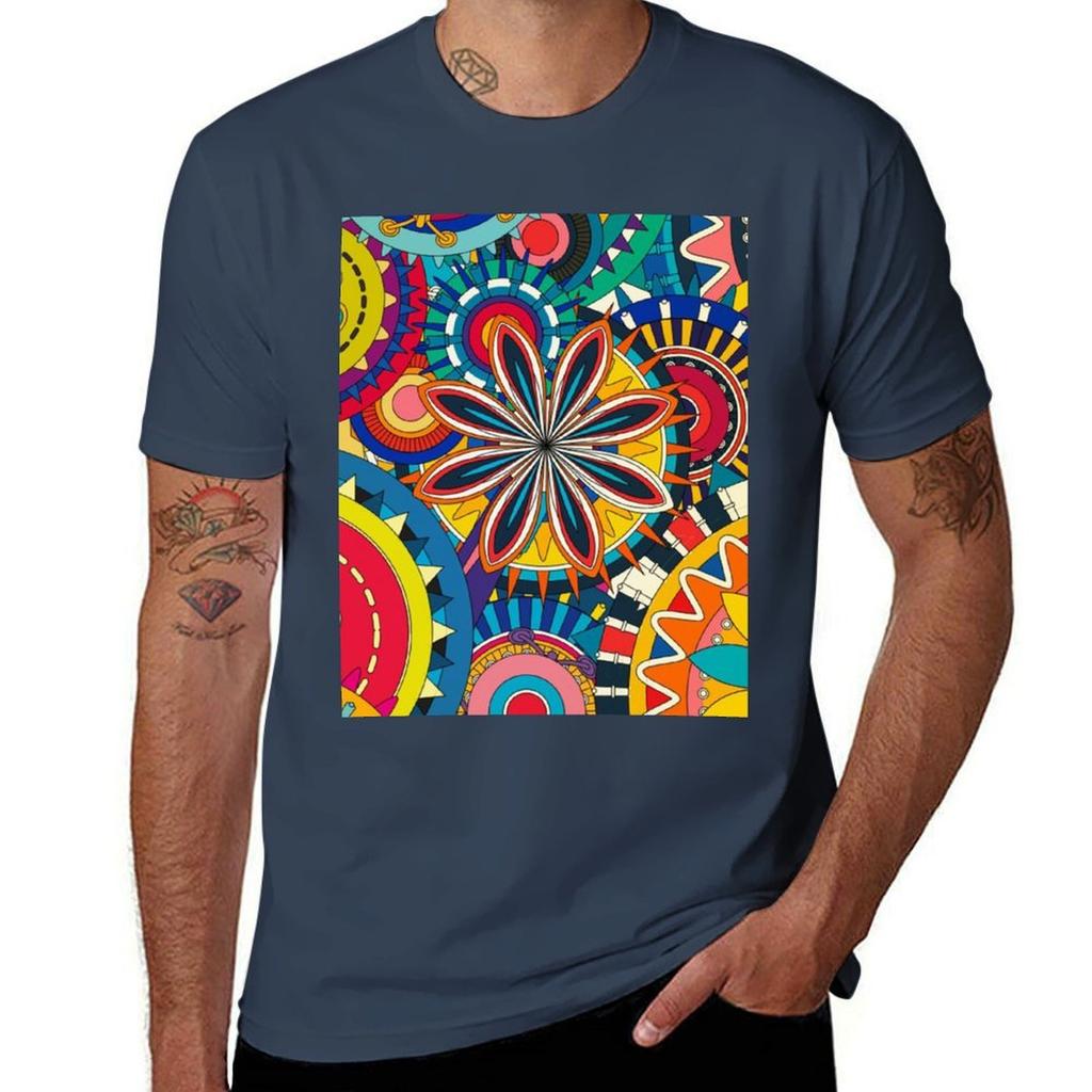 Floral Shapes Tshirt G Unisex T Shirts For Unisex Cotton Tshirt 100 Tshirt