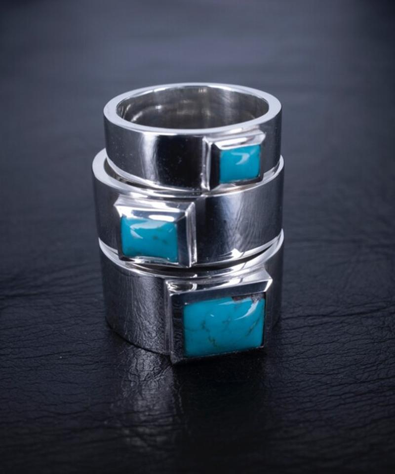 Josilver Signature Simple Square Ring (S) (B Type)