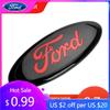 Автомобильная наклейка 2025 Горячая Новинка 17,5/23 см для Ford Mondeo Fusion Focus Fiesta Kuga Edge Transit Ecosport Автомобильный Чехол на Головку Эмблема Задняя Крышка