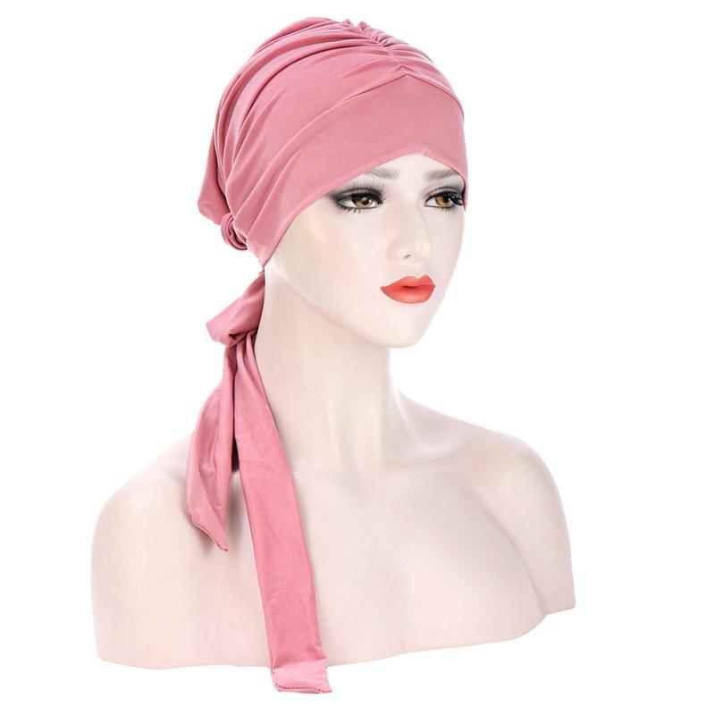 Women Muslim Cancer Head Scarf Chemo Hair Loss Hat Floral Printed Headwear EMA