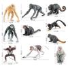 Detailed Pvc Primate Figurine Collection Including Lifesize Monkeys And Lemurs For Display