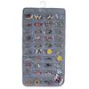 1pc 80 Pockets Jewelry Storage Bag Non-woven Fabric Hanging Women Jewelry Organizer Earrings Necklace Ring Display Holder