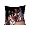Наволочка Skullgirls Для Автомобиля Дивана Декоративная Домашняя Двусторонняя Печать Плюшевая Квадратная Подушка Декоративная Подушка Чехол