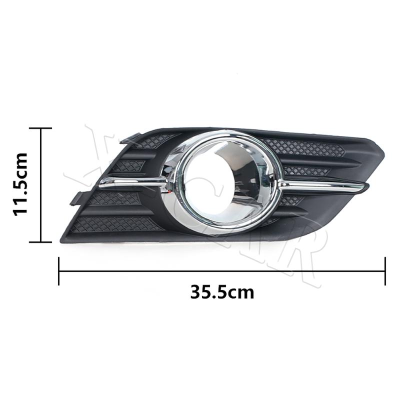 Car Left Right Front Bumper Fog Light Cover Fog Lamp Decoration Trim Frame For Buick Encore For Opel Mokka 2013 2014 2015 2016