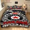 Fk Partizan Bedding Quilt Set Quilt Cover Pillowcase Home Decoration Birthday Gift (1 * duvet cover + 2 * pillowcase, without core)