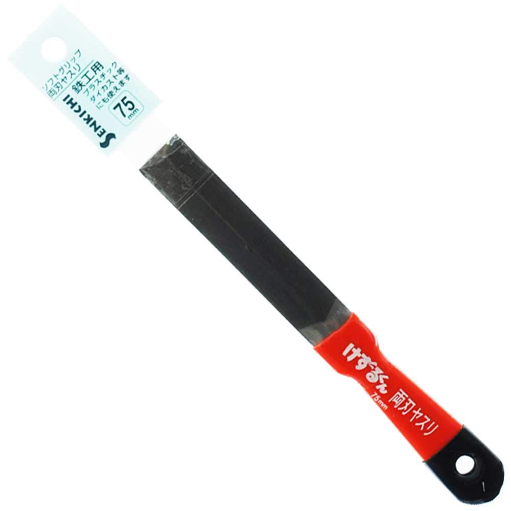 Напильник Senkichi с мягкой рукояткой 75 мм, двухлезвийный