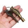 Сунь Укун Латунный свисток Украшения Брелок Подвеска Ретро Декоративные фигурки Голова дракона Медный свисток Сувенир Подвеска для автомобиля