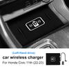 Car Wireless Charger for Honda Civic 11th Gen   Mobile Phone Fast 15W Charging Holder for Charger Board Accessories