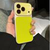 Роскошный чехол из однотонной кожи личи для iPhone 17 16 15 14 13 Pro Max Матовый противоударный гибридный чехол из стекла с защитой камеры