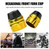 1 Pair Universal Motorcycle Front Fork Frame Sliders Crash Pad Scooters Shock Absorption Cup Motorcycle Anti-collision Cup