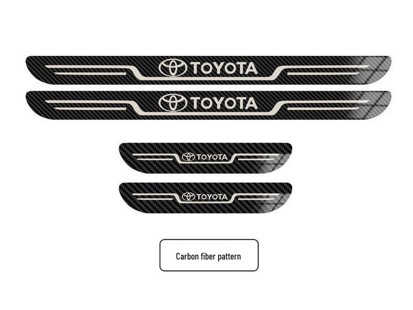 Защитные накладки на пороги для Toyota Levin, Camry, Corolla, Avalon