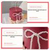 5/10Pcs Pearl Bow Cake Decoration, Suitable For Single Party, Birthday, Baptism, Wedding, Princess Themed Party Decoration