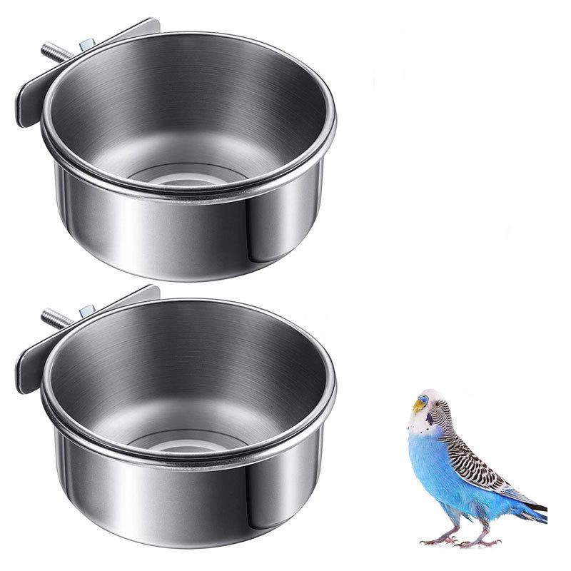 Parrot Stainless Steel Food and Water Cup