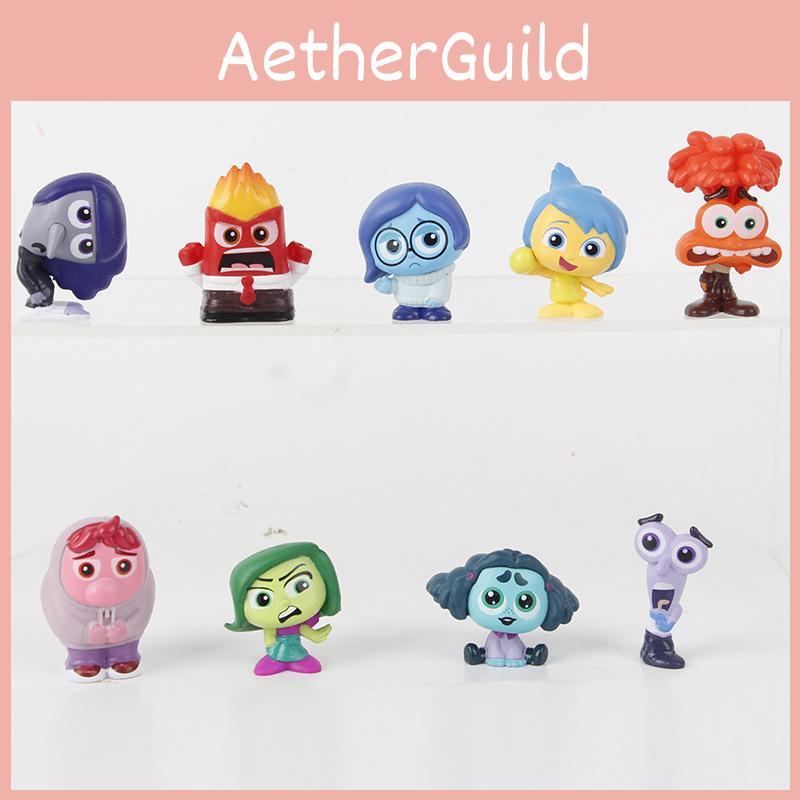 Причудливый набор ПВХ-фигурок «Головоломка» в Q-версии для творческой игры